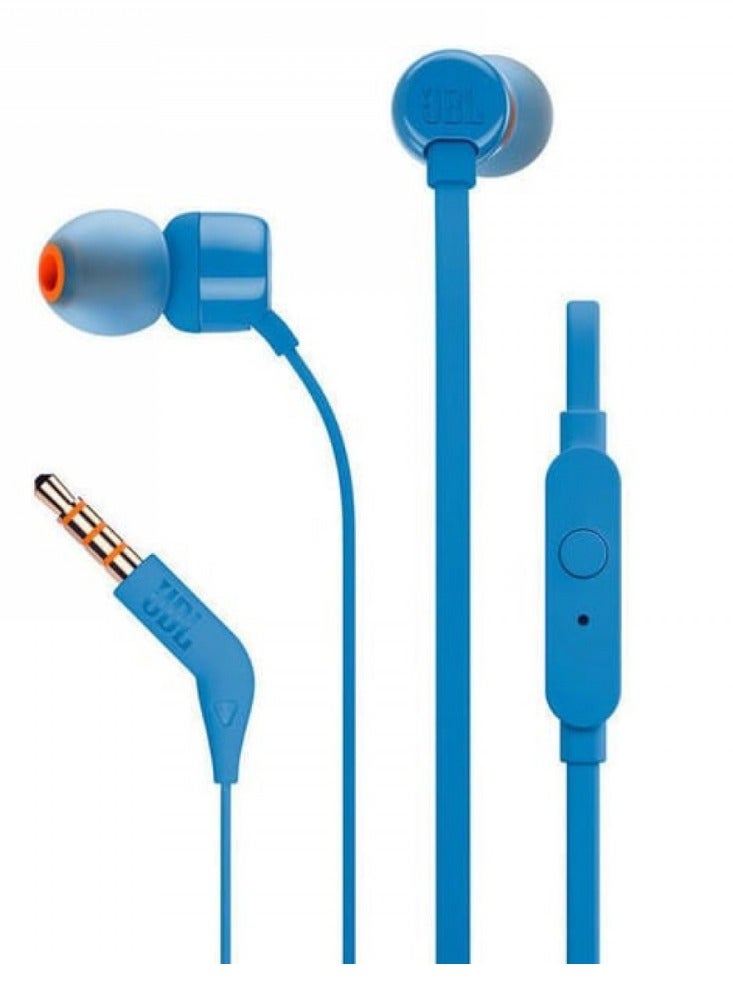 UBL Tune T110 Wired In -Ear Headphones  Blue - Image 1