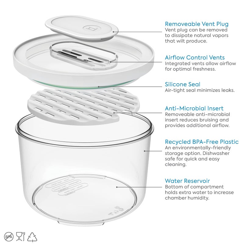 InterDesign iDesign iD Fresh Food Storage  1 Count (Pack of 1)  Large Bowl - Image 3