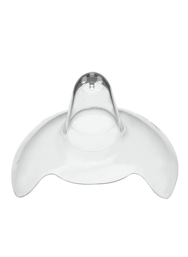 Medela Contact Nipple Shield for Breastfeeding, Large 24mm Nippleshield, for Latch Difficulties or Flat or Inverted Nipples, Made Without BPA - Image 1
