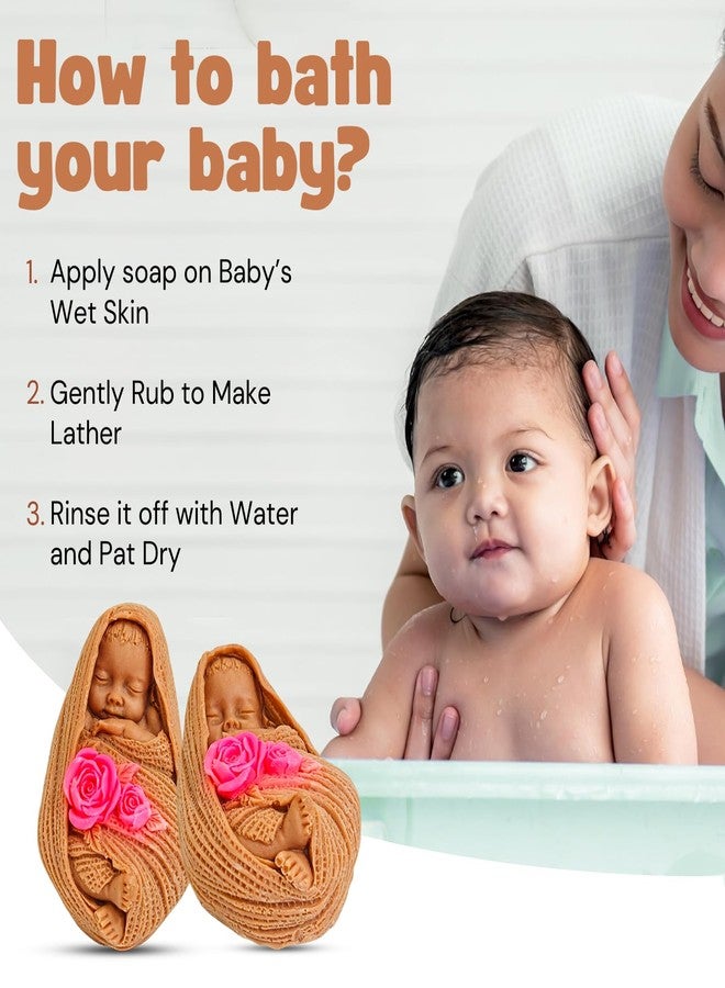 SCIIAN Baby Soap for Kids | Kids Toys Soap 120g | Baby Soaps for Bath | Kids Soap | Natural Bathing Soap | Baby Soap for Kids 2-5 Years | Handmade Soap | Kids Toys Bath Soaps Brown - Image 4