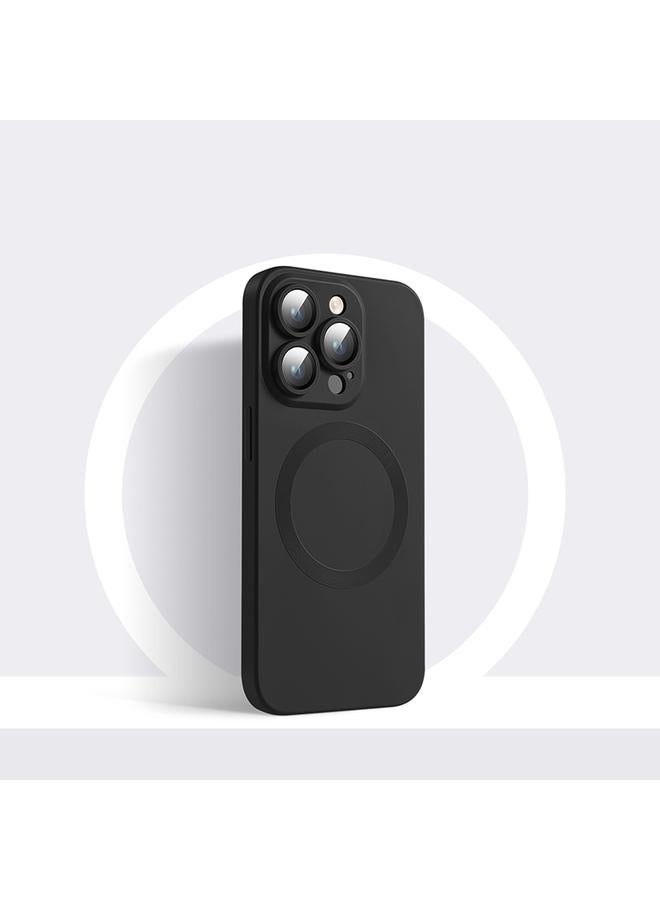 زبون جراب لهاتف iPhone 13 CD Texture MagSafe جراب هاتف من السيليكون السائل - Image 1