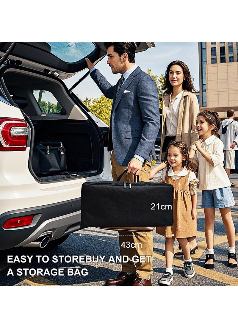 FlashHawk Projector Screen -120 inch 16:9 4K HD Portable Outdoor Indoor Projector Screen with Stand Rear Front Projection Screen Lightweight Movie Screen with Four-Legged Frame Carry Bag for Home Theater - Image 3