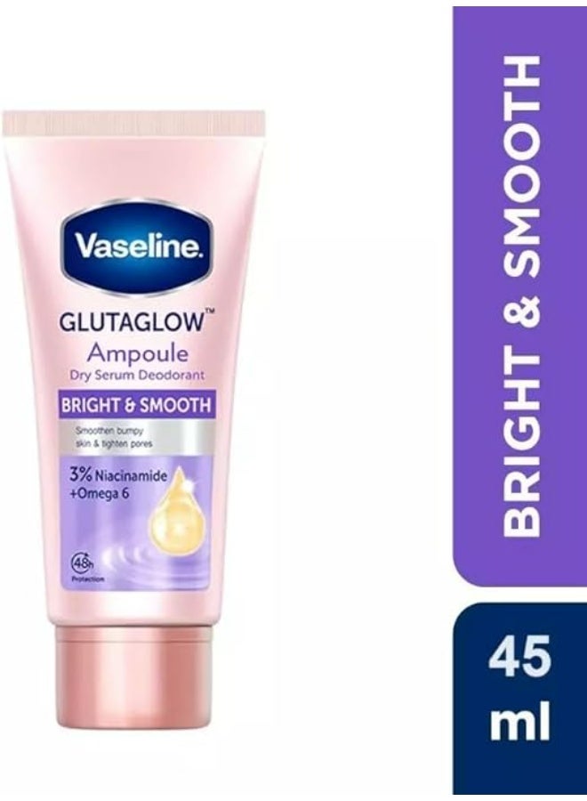 Vaseline Dry Serum Deodorant Ultra Bright Renew Gluta Glow Deo Ampoule – 45 ml - Image 2