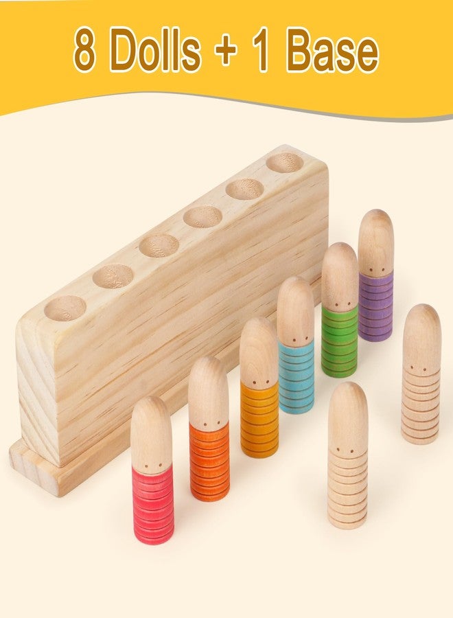 ALLABC Baby Pop Up Doll Cause and Effect Toys for Kids Ages 3-5 Preschool Games Wooden Montessori Toys for Toddlers 1-2-3 - Image 2