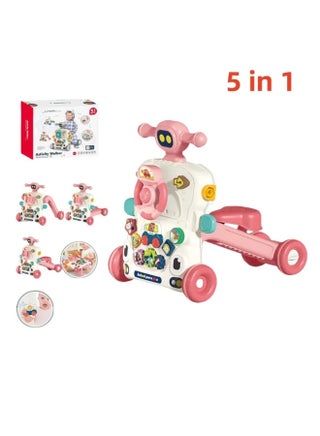 5-in-1 Multifunctional Baby Push Walker & Musical Activity Toy -Pink - pzsku/ZBD886F57403436035403Z/45/1747913217/1c2a8199-6325-4fe7-a87e-912bd93707dc