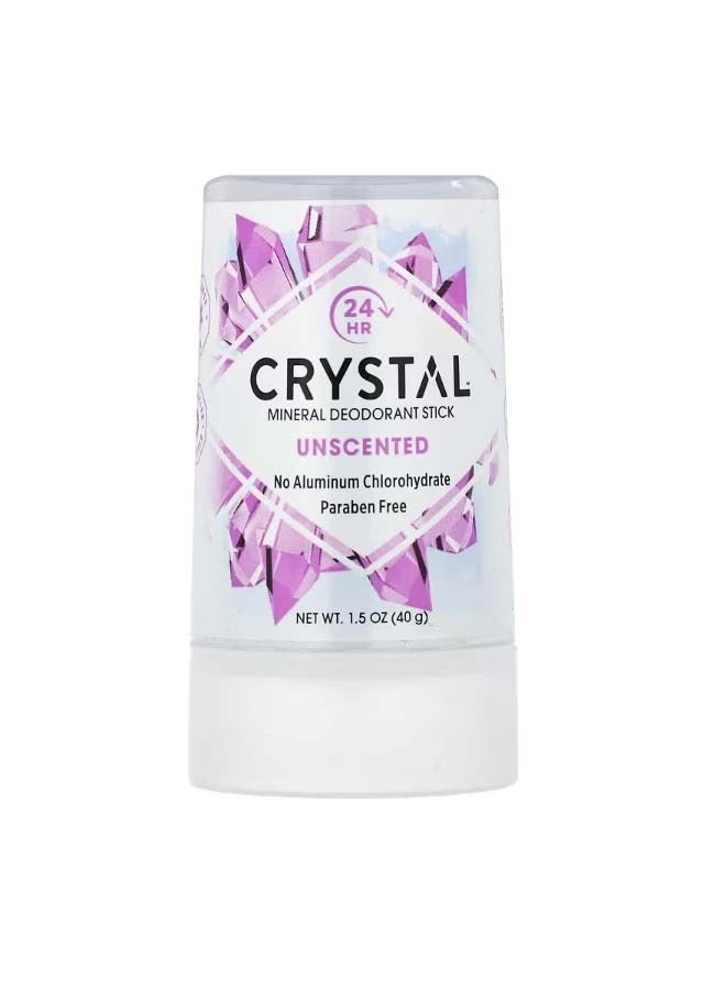 CRYSTAL Mineral Deodorant Stick Unscented 1.5 oz 40 g - Image 1