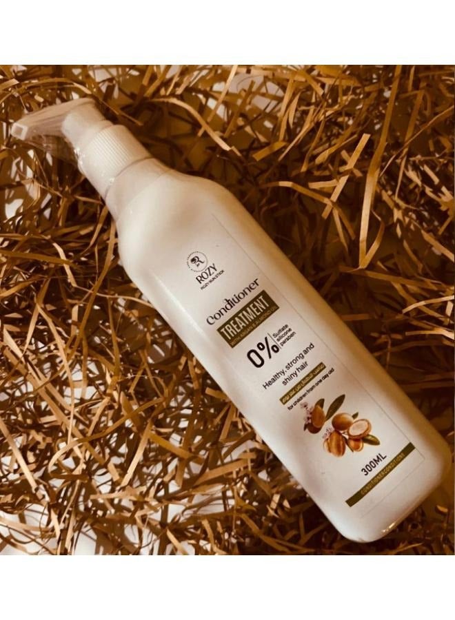ROZY Conditioner Treatment With Argan Almond Oil 300Ml - Image 3
