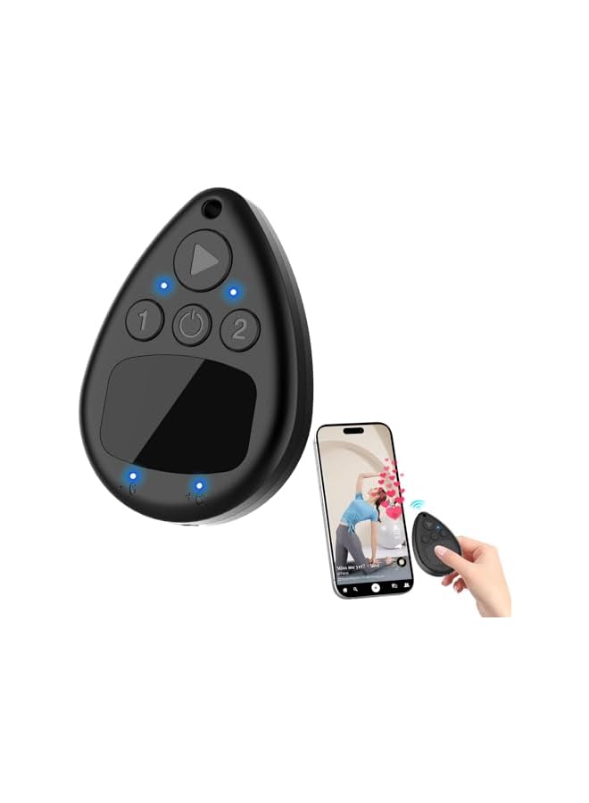 S-TOP Wireless Auto Clicker for i Phone, Bluetooth Phone Screen Tapper with Battery for Hands Free, Silent & Adjustable Speed Finger Clicker for Live Broadcasts Likes, Gaming, Reward Task - Image 2