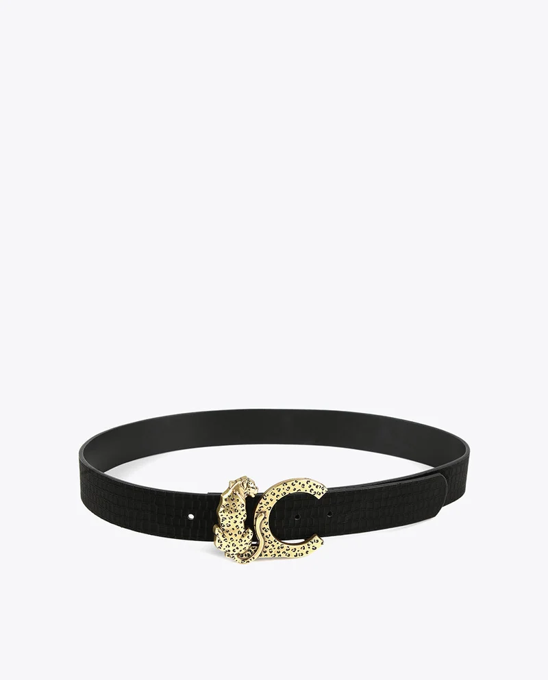 Lola Casademunt Reversible animal print belt