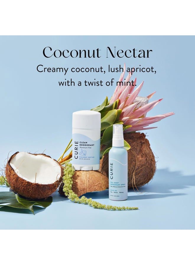 Curie Aluminum Free Deodorant - Coconut Nectar 2oz Stick -Natural Deodorant, Paraben Free, Cruelty Free, Non-Toxic - Image 4