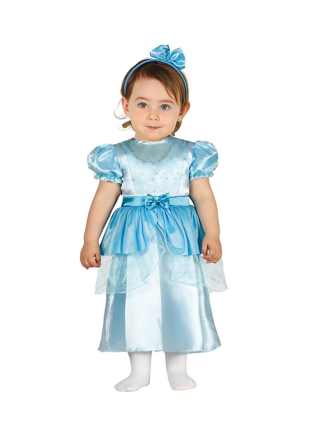 Fiestas Guirca Princess Frozen Baby Girl Costume, Size:6-12 Months. Costume includes: Dress, Headband