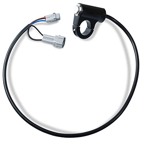 Headlight Kill Switch Compatible with Sur Ron Segway X260 X160 Headlight Switch ONOff Plug and Play Switch with Blue Led Halo and Plugs