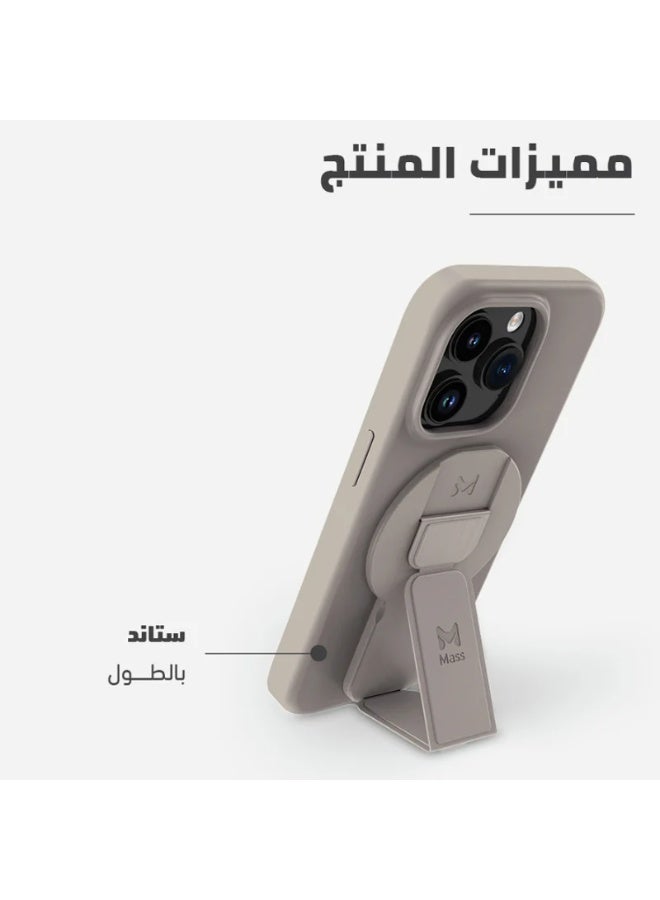 ماس مسكة هاتف مغناطيسية مرنة مع حامل من ماس - Image 3