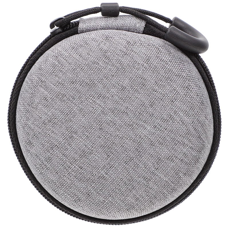 Large Capacity Waterproof Storage Pouch For Earbuds Data Cable Keys Gray Organizer Bag - Image 2