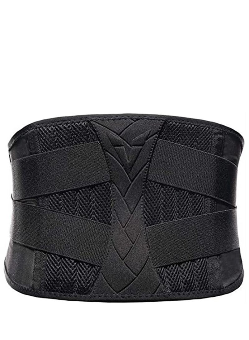 SYOSI SYOSI Stabilizing Lumbar Lower Back Brace Support Belt with Dual Breathable Stabilizing Waist Lumbar Lower Back Brace Support Belt for Sciatica, Herniated Disc, Scoliosis Back Pain relief - Image 1