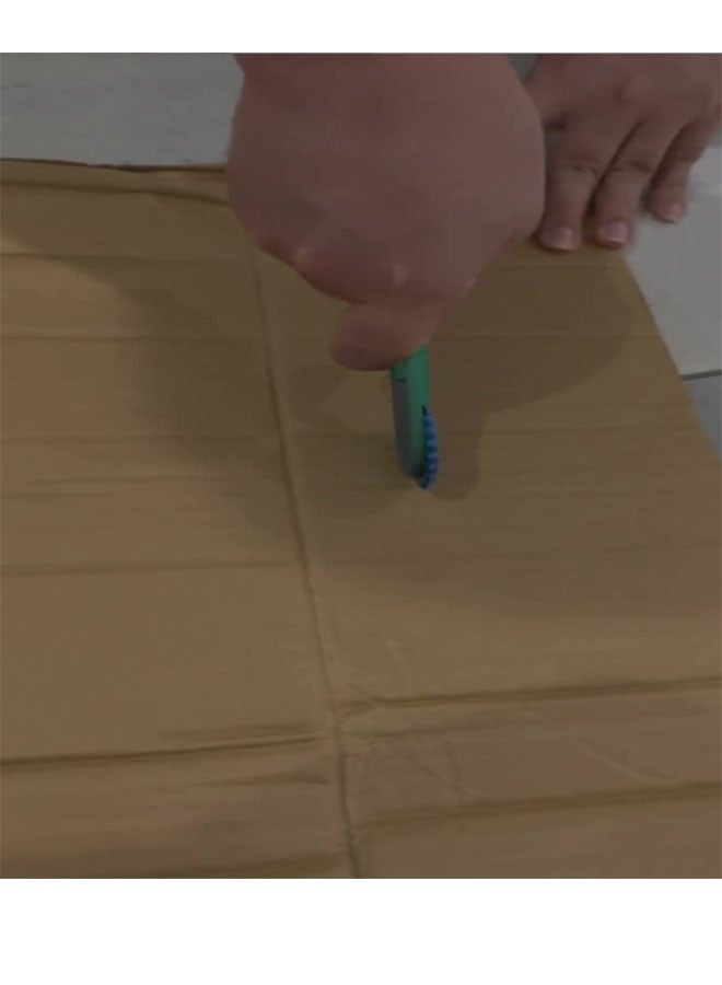 2-Pack 2025 New Cardboard Hole Punch Tool (Black & Gray) 📦 Heavy-Duty Paper Hole Punch for Home DIY Crafts & Packaging - Image 4