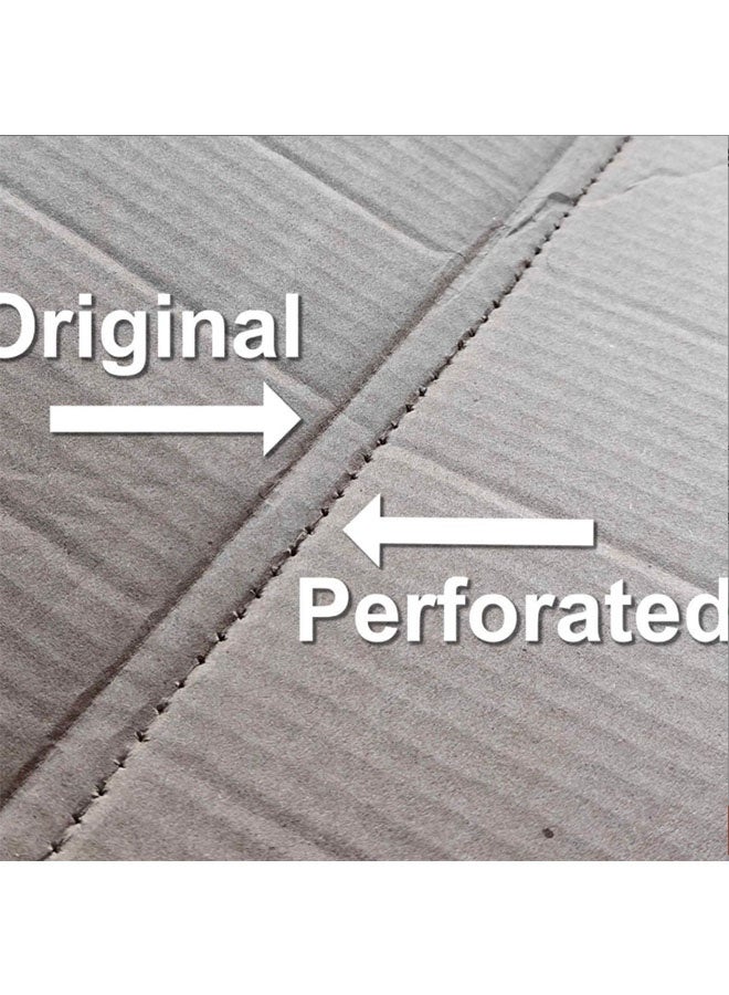 2-Pack 2025 New Cardboard Hole Punch Tool (Black & Gray) 📦 Heavy-Duty Paper Hole Punch for Home DIY Crafts & Packaging - Image 3