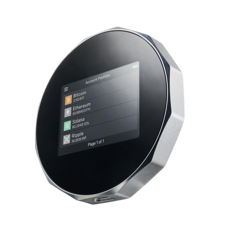 SecuX V20 Plus - Most Secure Crypto Hardware Wallet w/Bluetooth & NFT Support - Cross Platform - Easily Manage Your Bitcoin, Ethereum, BTC, ETH, SOL, LTC, Doge, BNB, XLM, ERC20, BSC and More (V20) - Image 1