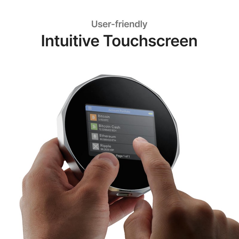 SecuX V20 Plus - Most Secure Crypto Hardware Wallet w/Bluetooth & NFT Support - Cross Platform - Easily Manage Your Bitcoin, Ethereum, BTC, ETH, SOL, LTC, Doge, BNB, XLM, ERC20, BSC and More (V20) - Image 2