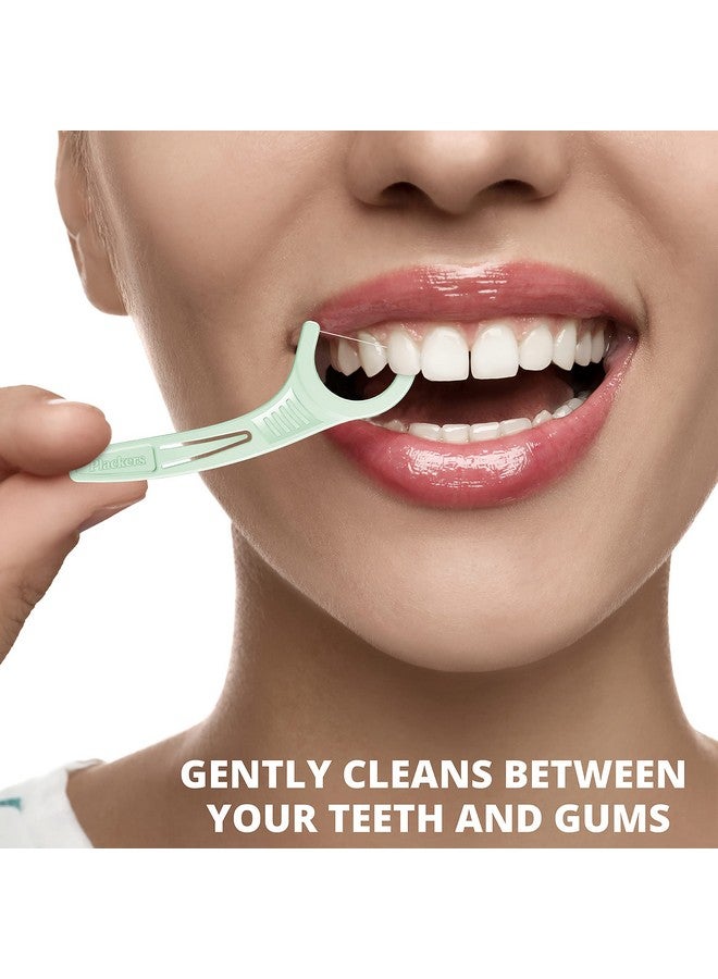 بلاكرز خيط تنظيف الأسنان بلاكرز مايكرو مينت، عود أسنان قابل للطي، خيط تنظيف أسنان فائق الجودة، سهل التخزين مع سحاب إغلاق، بنكهة النعناع المنعش، 750 خيطًا (عبوة من 5 قطع) - Image 5