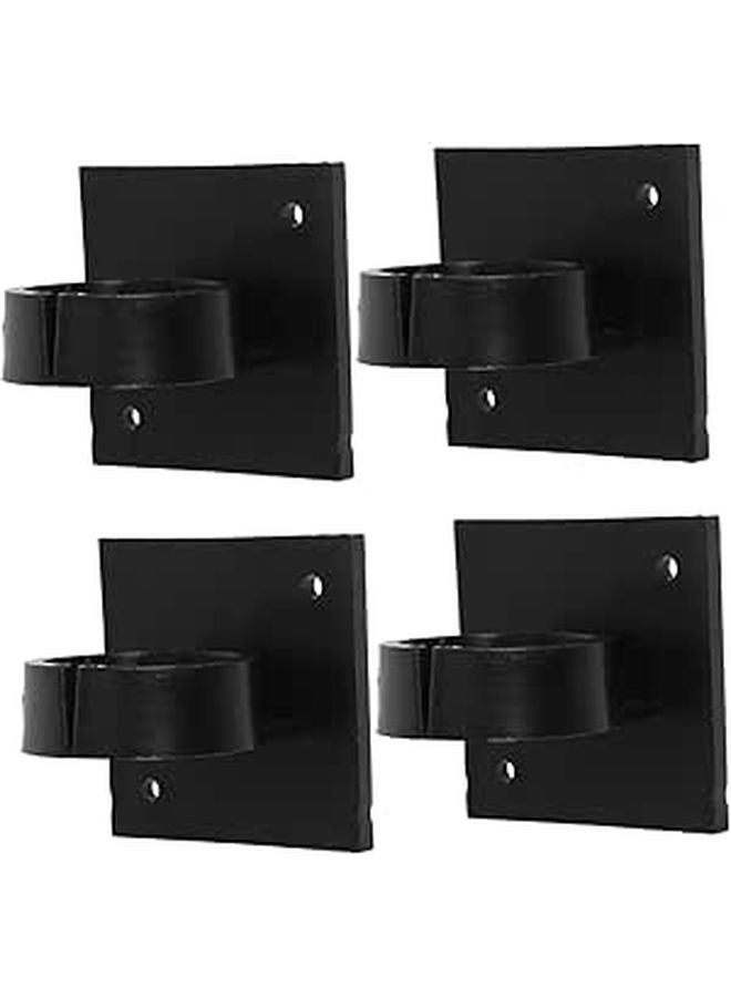 4 Pack Professional Microphone Clip Holder Arm Stand For Handheld Mics Black - Image 1