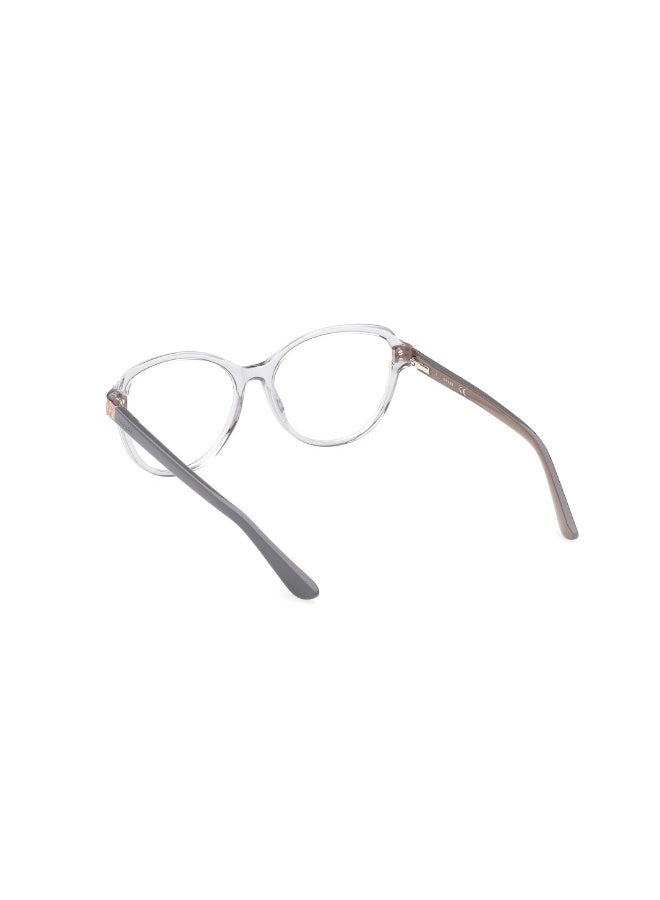 جس نظارة طبية بشكل عين قطة للنساء بأذرع من الأسيتات GU2955  مقاس 55 - رمادي لامع - Image 3