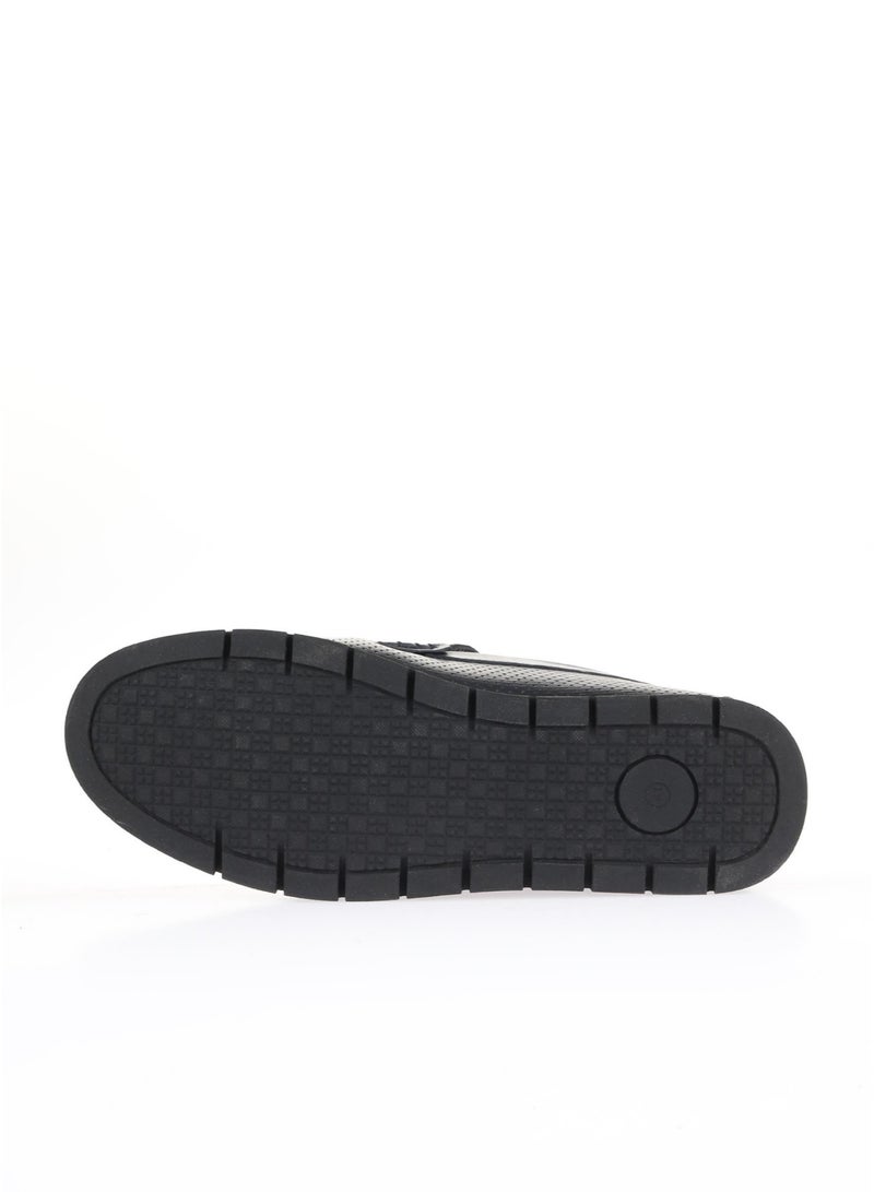BUENO Men's Perforated Leather Loafers with Bit Detail – Lightweight Slip-On Moccasins for Casual and Office Wear - Image 5