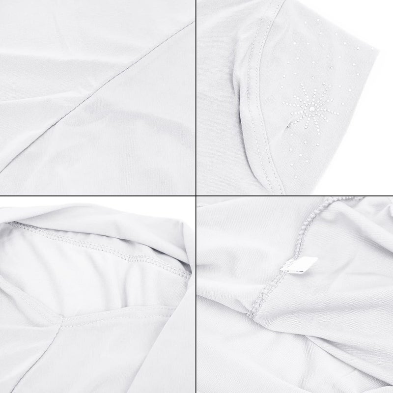 Ylucky Girls Muslim Hijab Floral Lace Head Scarf Kids Islamic Arab Scarf Shawls Head Wrap with Flowers - Image 4