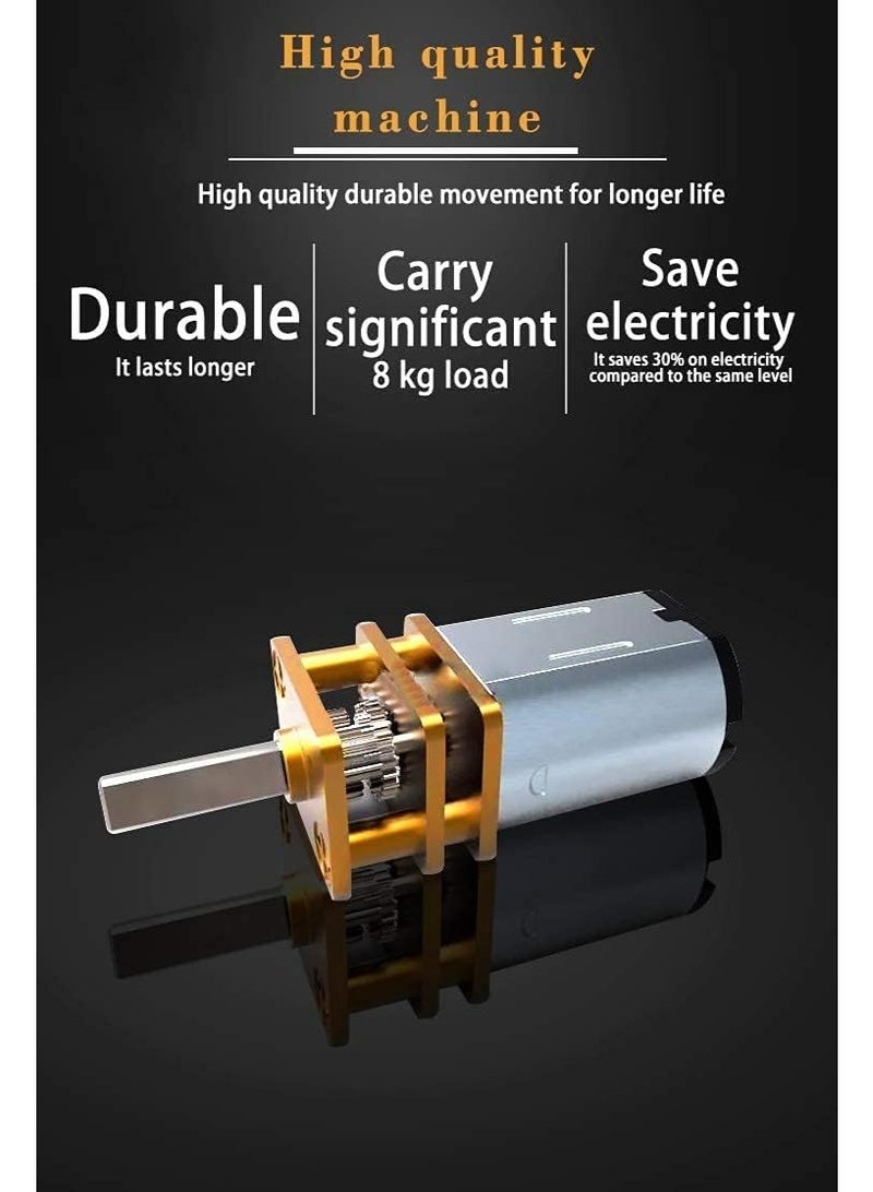 VKL Motorized Rotating Display Stand, 7.87inch /17.6lbs Load, 360 Degree Electric Rotating Turntable for Photography Products, Jewelry, Cake,3D Model, Mirror Cover (Black) - Image 5