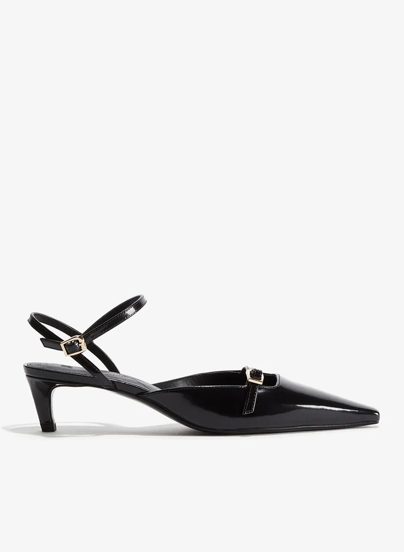 H&M Pointed heeled sandals
