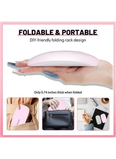 Aokitec Uv Light For Nails Mini Uv Led Nail Lamp Portable Nail Dryer For Uv Gel Polish Nail Glue Gel Mouse Shape Small Size With Usb Cable For Curing All Nail Gels (Pink) Home Diy Mani  - Image 5