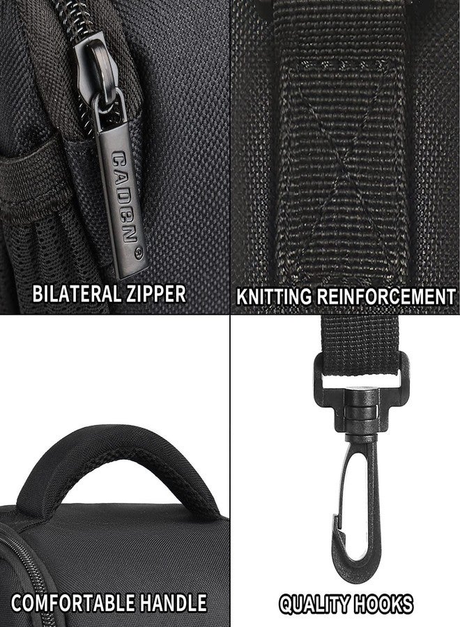 CADeN DSLR/SLR Camera Shoulder Bag Case with Adjustable Shoulder Strap, Compatible for Nikon, Canon, Sony Mirrorless Cameras Waterproof (Small) - Image 5