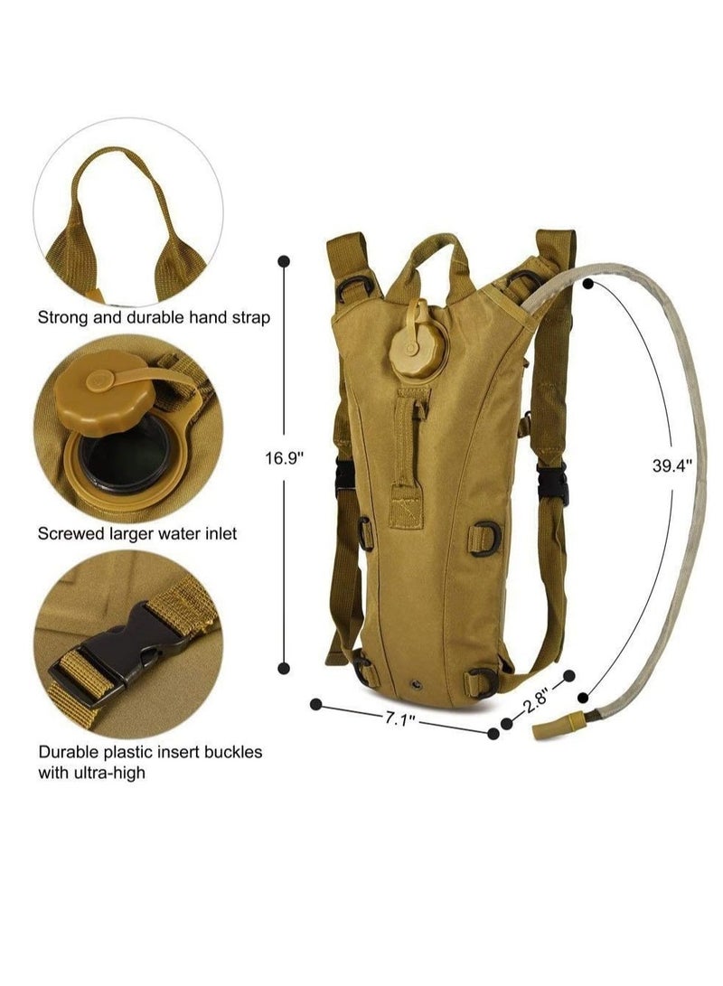 Meetion Water Backpack, 3L Tpu Hydration System Bladder Water Bag Pouch Backpack Hiking Climbing  - Image 2