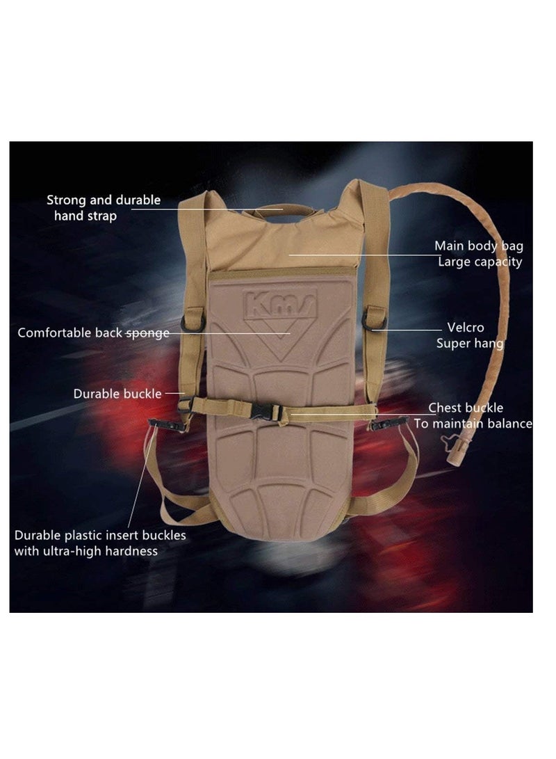 Meetion Water Backpack, 3L Tpu Hydration System Bladder Water Bag Pouch Backpack Hiking Climbing  - Image 4