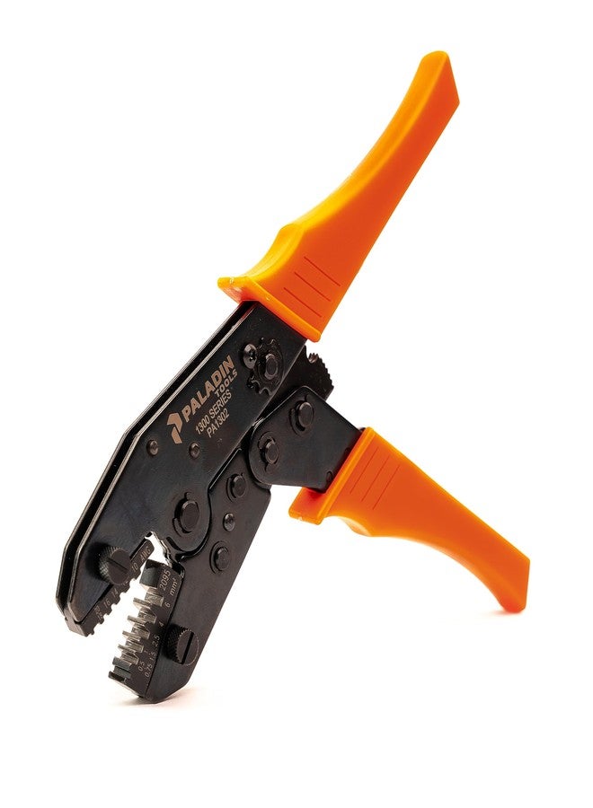 TEMPO Paladin Tools PA1360 Professional Crimping Tool, Crimp Insulated & Non-Insulated Wire Ferrules, 22-10 AWG - Image 1
