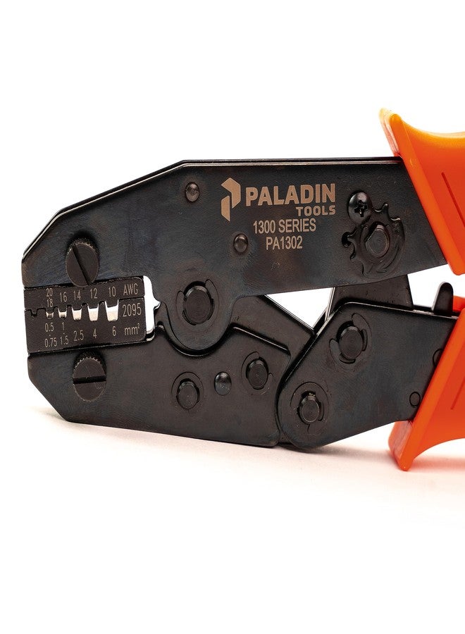 TEMPO Paladin Tools PA1360 Professional Crimping Tool, Crimp Insulated & Non-Insulated Wire Ferrules, 22-10 AWG - Image 4