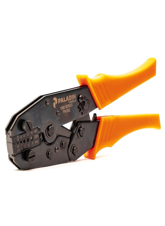TEMPO Paladin Tools PA1360 Professional Crimping Tool, Crimp Insulated & Non-Insulated Wire Ferrules, 22-10 AWG - Image 2