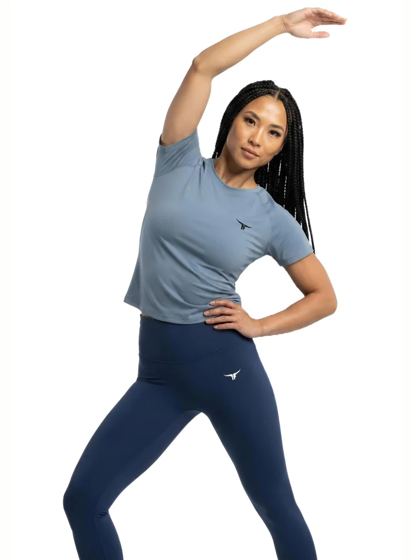 Thugfit Blue Gray Antares Tee - Ladies T-Shirt - Blue Gray for Women | Best Price UAE