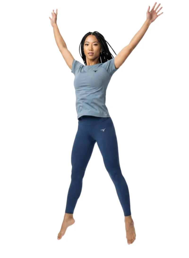 Thugfit Blue Gray Antares Tee - Ladies T-Shirt - Blue Gray for Women | Best Price UAE