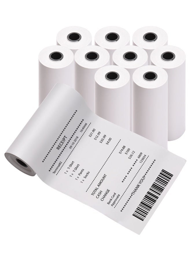 NIBEMINENT 10-Piece Self Adhesive Direct Thermal Paper Set - Image 1
