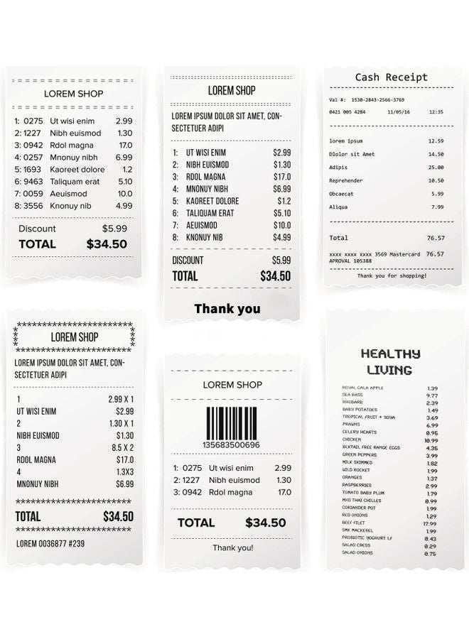 NIBEMINENT 10-Piece Self Adhesive Direct Thermal Paper Set - Image 4