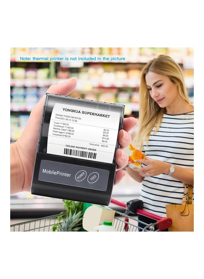 NIBEMINENT 10-Piece Self Adhesive Direct Thermal Paper Set - Image 2