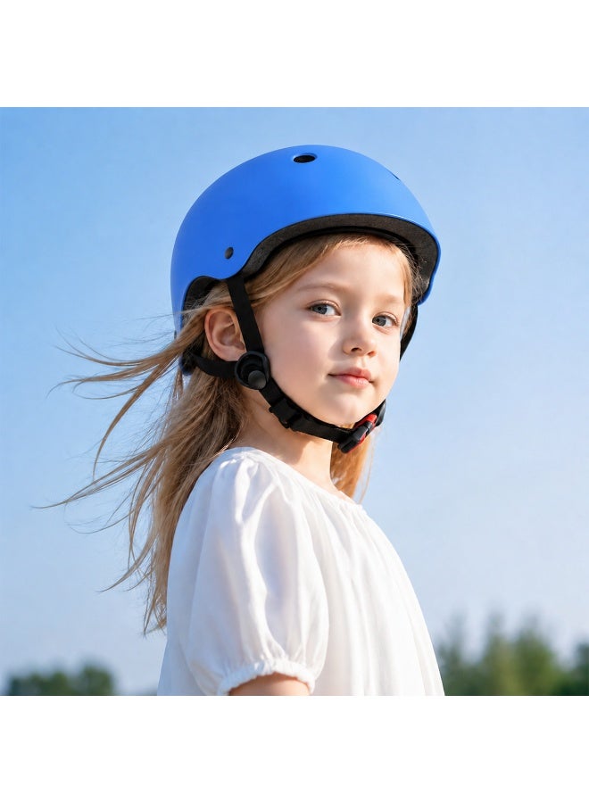 GGEROU Kids Bike Helmet,Adjustable Toddler & Child Bicycle Helmet,Multi-Sport Safety Helmet for Kids Adult Youth,Lightweight for Scooter,Cycling,Skateboard Blue - Image 1