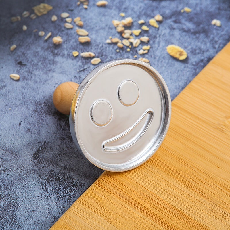 Zinc Alloy Side Flower Biscuit Mold Dim Sum Pastry Smiley Face Cake Mold Cake Cutter Baking Utensils - Image 1