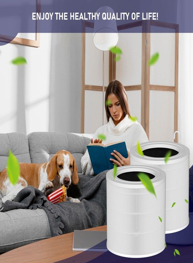 Ontheone BAP9921 Replacement Filter Compatible with Bionaire BAP9921 True HEPA 360° Air Cleaner Purifier, Multi-Stage Filtration with Activated Carbon 2-IN-1, 2 Pack - Image 5