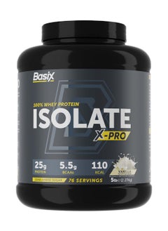Basix Whey Protein Iso Xpro Vanilla  5Lb  - Image 1