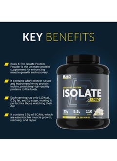 Basix Whey Protein Iso Xpro Vanilla  5Lb  - Image 4