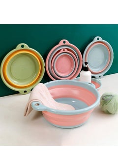 Collapsible dish pan Multi Usage 3 Pcs( variable dish color )