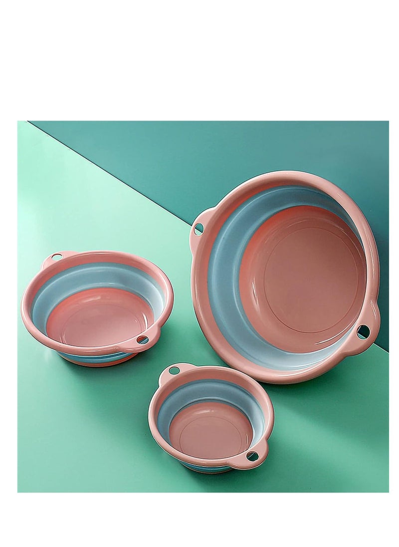 Generic - Collapsible dish pan Multi Usage 3 Pcs( variable dish color ) - Image 1