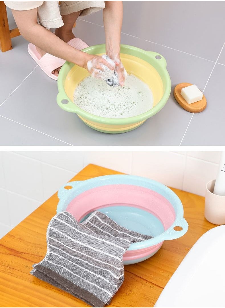 Generic - Collapsible dish pan Multi Usage 3 Pcs( variable dish color ) - Image 1